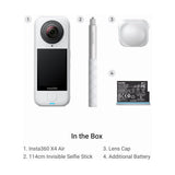 Insta360 X4 Air 8K 360 Action Camera Starter Bundle, Arctic White