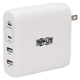 Tripp Lite USB C Wall Charger 4Port Compact 100W PD3.0 White U280W04100C2G