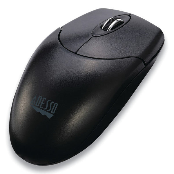 Adesso M60 Antimicrobial 2.4GHz Wireless Optical Mouse With Metal Scroll Wheel