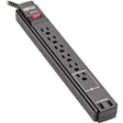 Safe-IT Surge Protector 6-Outlet 2 USB Ports Antimicrobial 10ft Cord