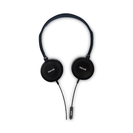 Maxell HP200MIC 199929 Wired Headset with Inline Microphone Black