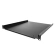 StarTech.com SHELF-1U-20-FIXED-S 1U Server Rack Shelf - Universal Rack Mount Cantilever Shelf for 19 Network Equipment Rack & Cabinet - Durable Design - Weight Capacity 55lb/25kg - 20 Deep Tray