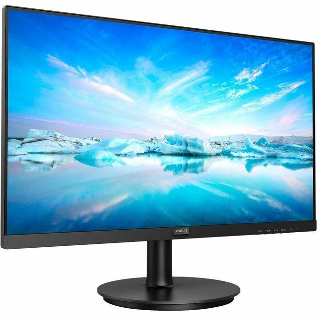 Philips V-line 221V8L 22 Class Full HD LED Monitor - 16:9 - Textured Black - 21.5 Viewable - Vertical Alignment (VA) - WLED Backlight - 1920 x 1080 - 16.7 Million Colors - Adaptive Sync -