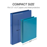 Samsill Ring Binder MP28609 Economy 1 6 Pack Assorted Colors