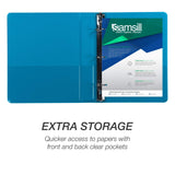Samsill Ring Binder MP28609 Economy 1 6 Pack Assorted Colors