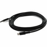 AddOn 2.0m 6.6ft USB-C Male to USB 2.0 A Male Sync and Charge Black Cable USBC2USB2MB
