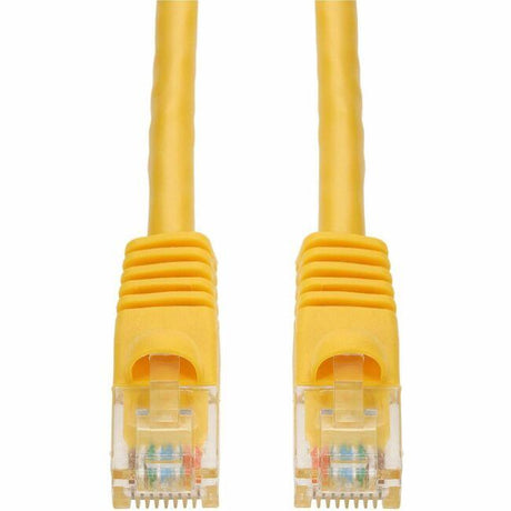 AddOn 2ft Yellow CAT 6A PVC Ethernet Cable Snagless Bubble Boot RJ-45 M/M