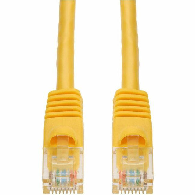 AddOn 2ft Yellow CAT 6A PVC Ethernet Cable Snagless Bubble Boot RJ-45 M/M