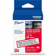 Brother Genuine P-touch TZeS951 BK on MATTE SLV Label Tape Strong Adhesive Lam. 24mmX8m