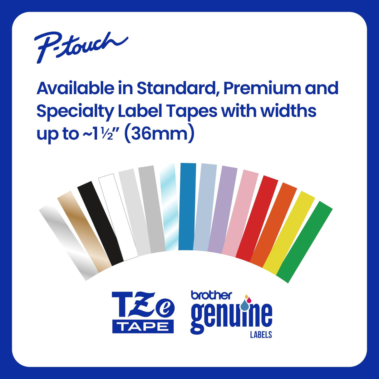 Brother Genuine P-touch TZeS951 BK on MATTE SLV Label Tape Strong Adhesive Lam. 24mmX8m
