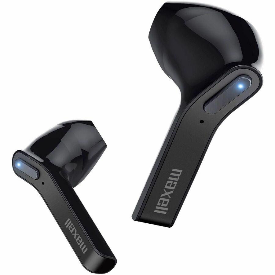 Maxell Jelleez True Wireless Bluetooth 5.0 Earbuds/Headphones - Black (199460)