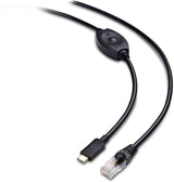 cable matters usb c to rj45 console cable for windows and macbook pro (compatible cisco console cable, rollover cable) with ftd