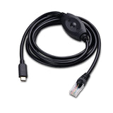 cable matters usb c to rj45 console cable for windows and macbook pro (compatible cisco console cable, rollover cable) with ftd