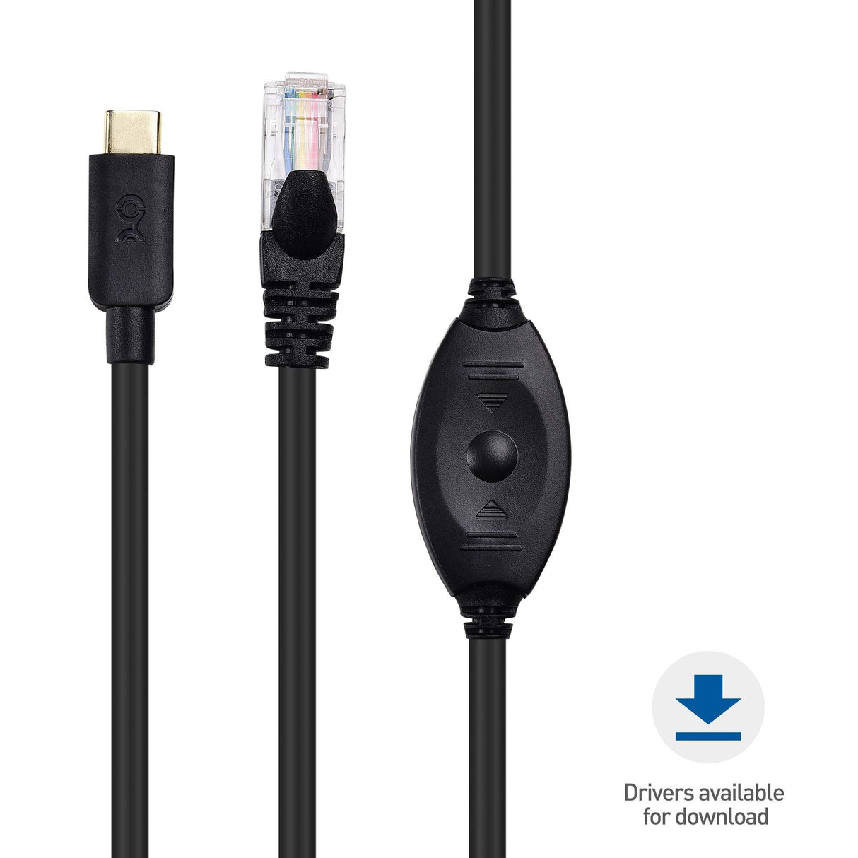 cable matters usb c to rj45 console cable for windows and macbook pro (compatible cisco console cable, rollover cable) with ftd
