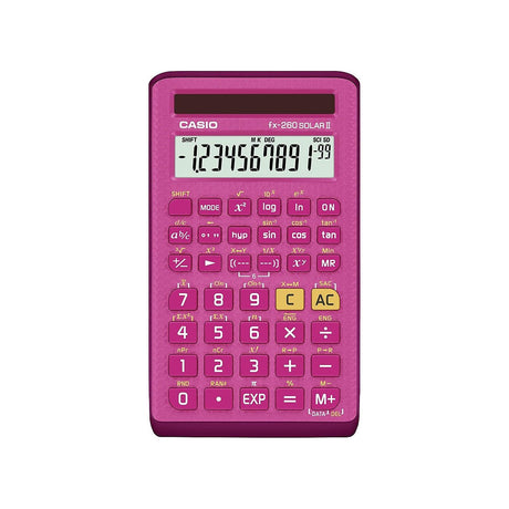 Casio FX260SLRS Pink Solar Scientific FX260SLRIIPK