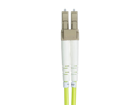 Monoprice Fiber Optic Cable - Green - 5 Meter | OM5, LC/UPC-LC/UPC, Multi Mode Duplex, (50/125 Type) - Entegrade Series