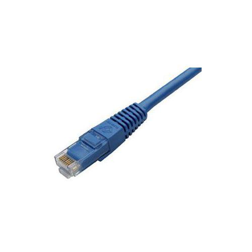 Black Box EVNSL641-0025 CAT6 550MHz Stranded Ethernet Patch Cable - Unshielded, PVC, Snagless Boots, Straight-Pinned, Blue, 25 ft.