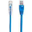 Slim-Net 28-AWG CAT6 250-MHz Ethernet Patch Cable (UTP) - PVC, Snagless, Blue, 4