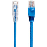 Slim-Net 28-AWG CAT6 250-MHz Ethernet Patch Cable (UTP) - PVC, Snagless, Blue, 4