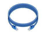 Monoprice Cat6 Ethernet Patch Cable - 7 Feet - Blue (12-Pack) Snagless RJ45, 550MHz, UTP, Pure Bare Copper Wire, 24AWG - FLEXboot Series