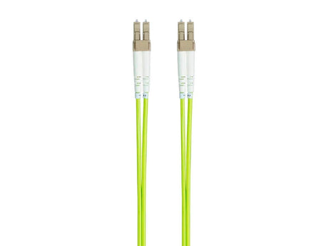 Monoprice Fiber Optic Cable - Green - 1 Meter | OM5, LC/UPC-LC/UPC, Multi Mode Duplex, (50/125 Type) - Entegrade Series
