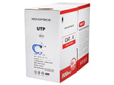 Monoprice Cat6 Ethernet Bulk Cable - Network Internet Cord - Solid, 500Mhz, UTP, CMR, Riser Rated,  Pure Bare Copper Wire, 23AWG, 1000ft, Blue