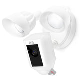 Ring Floodlight Cam Wired Plus with Motion-Activated 1080p HD Video - White  B08F6GPQQ7