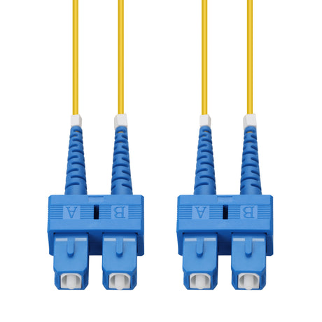 AddOn - 3m SC to SC Yellow OS2 Duplex OFNR (Riser-Rated) SMF Fiber Patch Cable