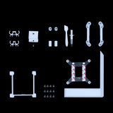 Lian Li Hydroshift 360 AIO - Pre-installed 3 x ARGB fans - Side-Mounted Coolant Pathway - 2.88” LCD Screen - 480 × 480 Resolution - Captured Screenshots or Recorded Videos Shift AIO - White (HSLCD36RW