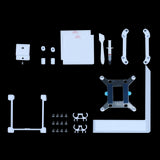 Lian Li Hydroshift 360 AIO- Pre-installed 3 x 28MM fans - Side-mounted coolant pathway - 2.88” LCD Screen - 480 × 480 Resolution - Captured screenshots or recorded videos Shift AIO -White (HSLCD36SW)