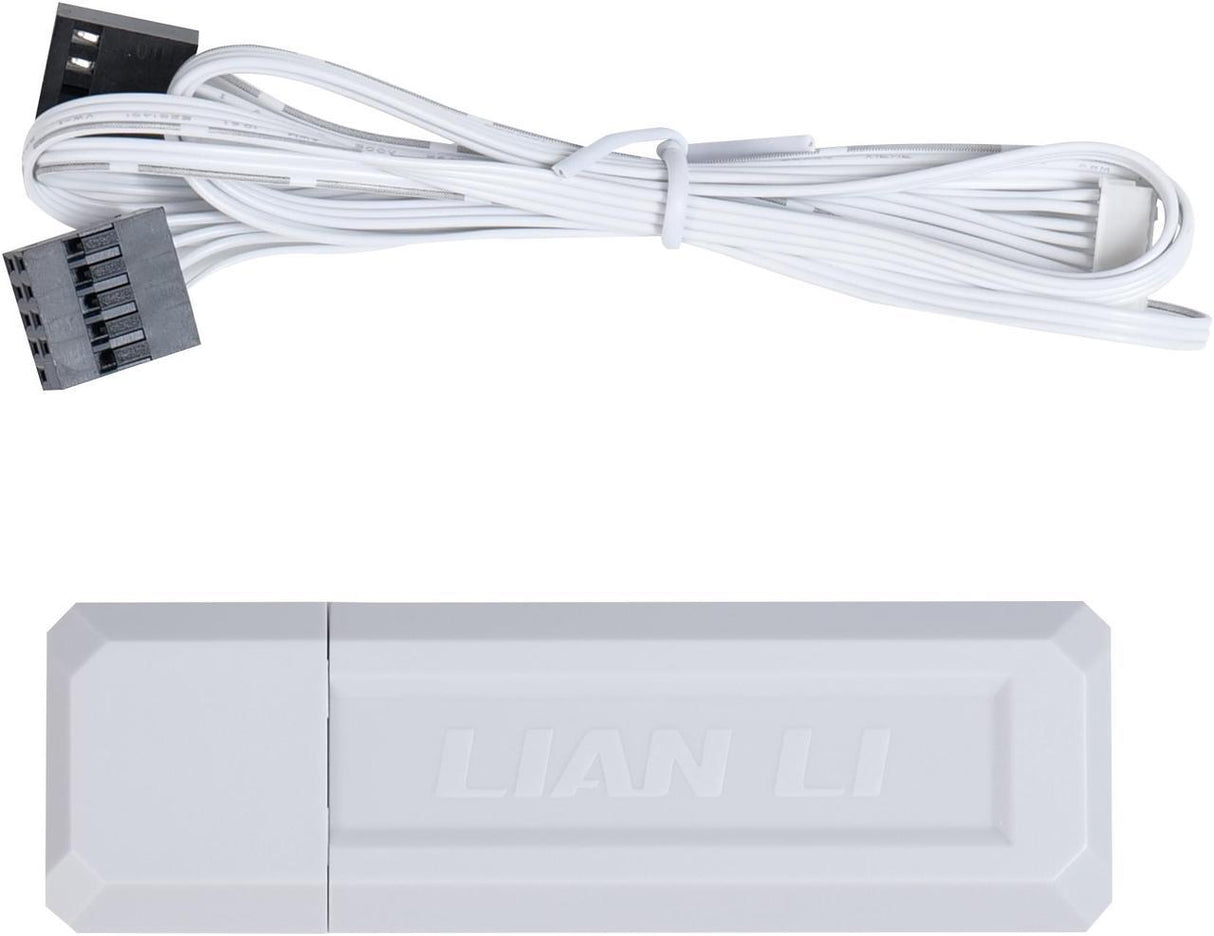 Lian Li UNI Fan SL Wireless & Strimer Wireless Controller - White (RF-T-W) Wireless Controller White