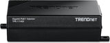 TRENDnet Gigabit PoE+ Injector, TPE-114GI, Supplies PoE (15.4W), PoE+(30W), Network A PoE Device Up to 100m (328 ft), Plug & Play, NDAA & TAA Compliant, Black