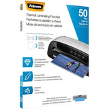 FEL5744301 Fellowes Thermal Laminating Pouches, Letter, 3 mil, 50/Pack