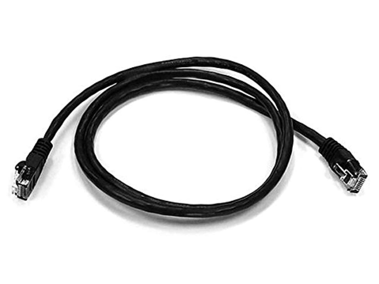 Monoprice Cat6 Ethernet Patch Cable - Network Internet Cord - RJ45, Stranded, 550Mhz, UTP, Pure Bare Copper Wire, 24AWG, 3ft, Black