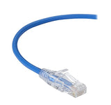 Slim-Net 28-AWG CAT6 250-MHz Ethernet Patch Cable (UTP) - PVC, Snagless, Blue, 4