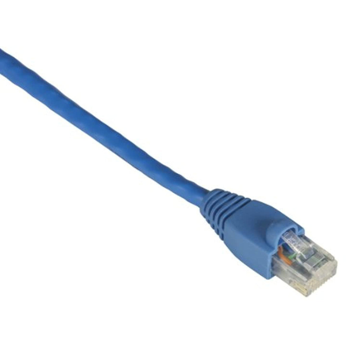 Black Box EVNSL641-0025 CAT6 550MHz Stranded Ethernet Patch Cable - Unshielded, PVC, Snagless Boots, Straight-Pinned, Blue, 25 ft.