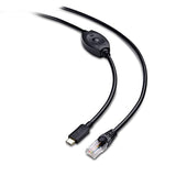 cable matters usb c to rj45 console cable for windows and macbook pro (compatible cisco console cable, rollover cable) with ftd