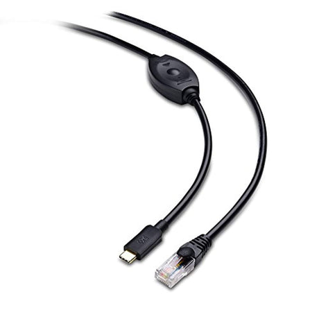 cable matters usb c to rj45 console cable for windows and macbook pro (compatible cisco console cable, rollover cable) with ftd