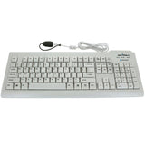 Seal Shield Silver Seal Glow Waterproof Keyboard Long Cable SSWKSV207GL