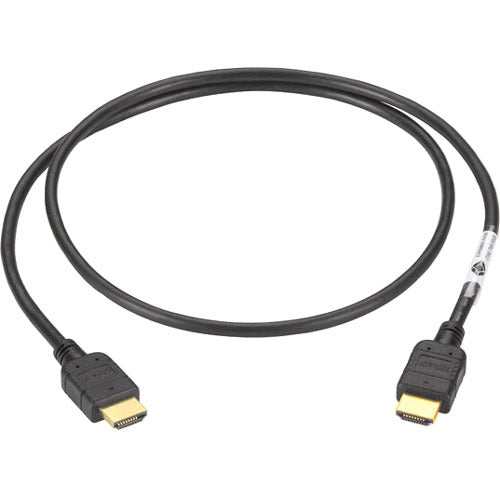 Black Box EVHDMI01T-002M Black Box HDMI to HDMI Cable, M/M, PVC, 2-m (6.5-ft.) - HDMI for Audio/Video Device, TV, Satellite Receiver - 6.56 ft - 1 x HDMI Male Digital Audio/Video - 1 x HDMI Male