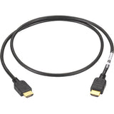 Black Box EVHDMI01T-002M Black Box HDMI to HDMI Cable, M/M, PVC, 2-m (6.5-ft.) - HDMI for Audio/Video Device, TV, Satellite Receiver - 6.56 ft - 1 x HDMI Male Digital Audio/Video - 1 x HDMI Male