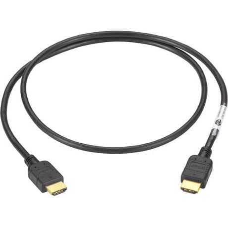 Black Box EVHDMI01T-002M Black Box HDMI to HDMI Cable, M/M, PVC, 2-m (6.5-ft.) - HDMI for Audio/Video Device, TV, Satellite Receiver - 6.56 ft - 1 x HDMI Male Digital Audio/Video - 1 x HDMI Male