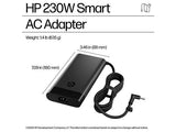 HP 230W Smart AC Adapter AQ9X8AA AQ9X8AAABA