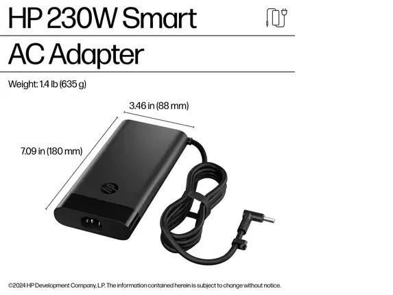 HP 230W Smart AC Adapter AQ9X8AA AQ9X8AAABA