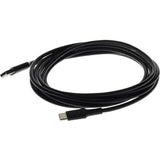 AddOn 1.0m 3.3ft USB-C Male to USB 2.0 A Male Sync and Charge Black Cable USBC2USB1MB