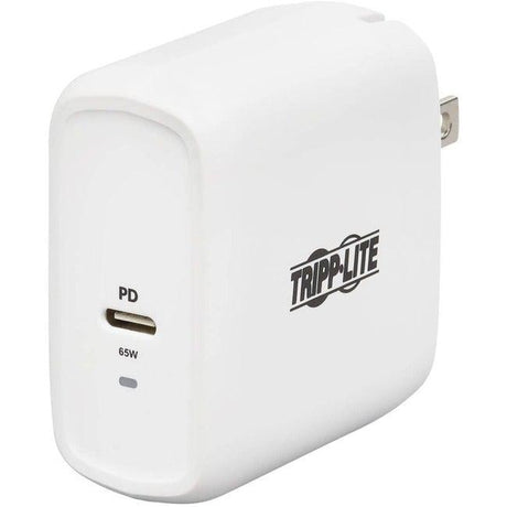 Tripp Lite Compact USB-C Wall Charger - GaN Technology, 65W PD Charging, White