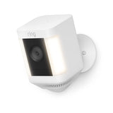 Ring Spotlight Cam Plus - Battery - Two-Way Talk - Color Night Vision - Security Siren - White - 2022 Release  B09JZ5BG26