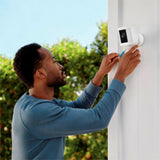 Ring Spotlight Cam Plus Outdoor/Indoor 1080p Wired Security Camera - White  B09J1TB7TB