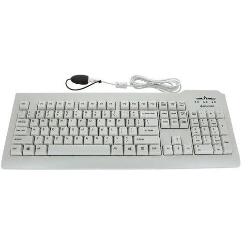 Seal Shield Silver Seal Glow Waterproof Keyboard Long Cable SSWKSV207GL
