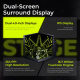 TRYX Stage 360 ARGB 360mm AIO Dual 4.0'' Screen 720x720 Resolution AIO Cooler 360mm Three Display Modes Customizable Asetek 7th Gen V2 280w TDP with ROTA SL ARGB Fans Intel LGA 1851/1700 AMD AM5/AM4